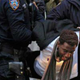 Michael Tikili is arrested in a New York City protest in 2011.
COURTESY OF MICHAEL TIKILI